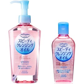 Kose Softymo 스피디 클렌징 오일 230ml7.77액량 온스 펌프 여행용 사이즈 60ml2.02액량 [호환] Kose Softymo Speedy Cleansing Oil 230ml 7.77 fl oz Pump Travel Size 60ml 2.02 fl oz [Compatible]