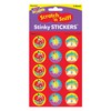 60 x School Time Scratch 'n Sniff, Smelly Stickers (Apple