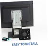 Tofficu 1set System Mounting Bracket for Mini Pc Monitors Mounting