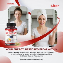 Ultra Herbs Arroz Levadura Roja Coq10 90 Cápsulas