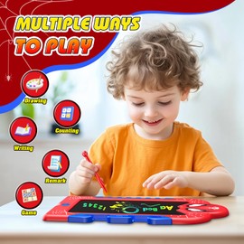Spider LCD Writing Tablet for Kids: Spidolapse Colorful Doodle Board & Drawing Pad Toys for 3 4 5 6 7 8 Year Old Boys Girls Toddler Christmas Birthday Gifts for Kid Age 4-6