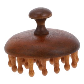 TOVINANNA Handheld Sandalwood Scalp Massaging Comb Wide Tooth Hair Brush for Thick Hair Gentle Detangling Massage for All Occasions No Static Durable Design