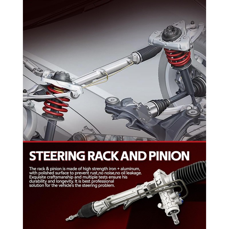 Torchbeam Rack and Pinion Steering Assembly fit for TSX 2004-2008,