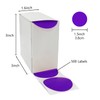Round Stickers Purple 38mm Circle Labels with Dispenser Box Color