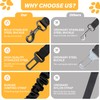 Dog Seat Belt Retractable Dog Car Harness 1 Pack Adjustable