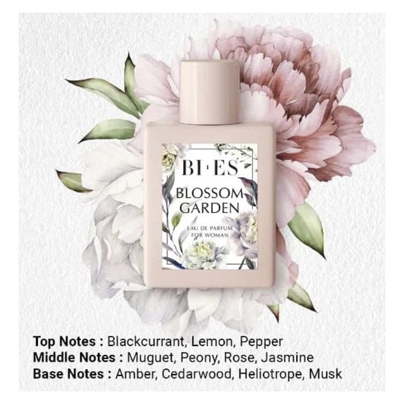 BI-ES Blossom Garden Eau de Parfum Spray 100ml 3.3oz New