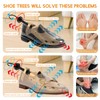 UHIAGREE Wooden Shoe Stretcher, 4-Way Shoe Expander Widener Shoe Tree