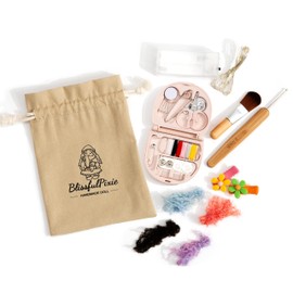 BlissfulPixie Waldorf Doll Handmade Doll - Genesis 30cm Soft Girl Cute Plush Doll Perfect for Kids