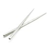 TMAX Smooth Stainless Steel Chopsticks - 5 Pairs Silver Reusable
