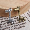 Wixine 20Pcs Cute Giraffe Charms Giraffe Pendants Antiqued Silver Tone