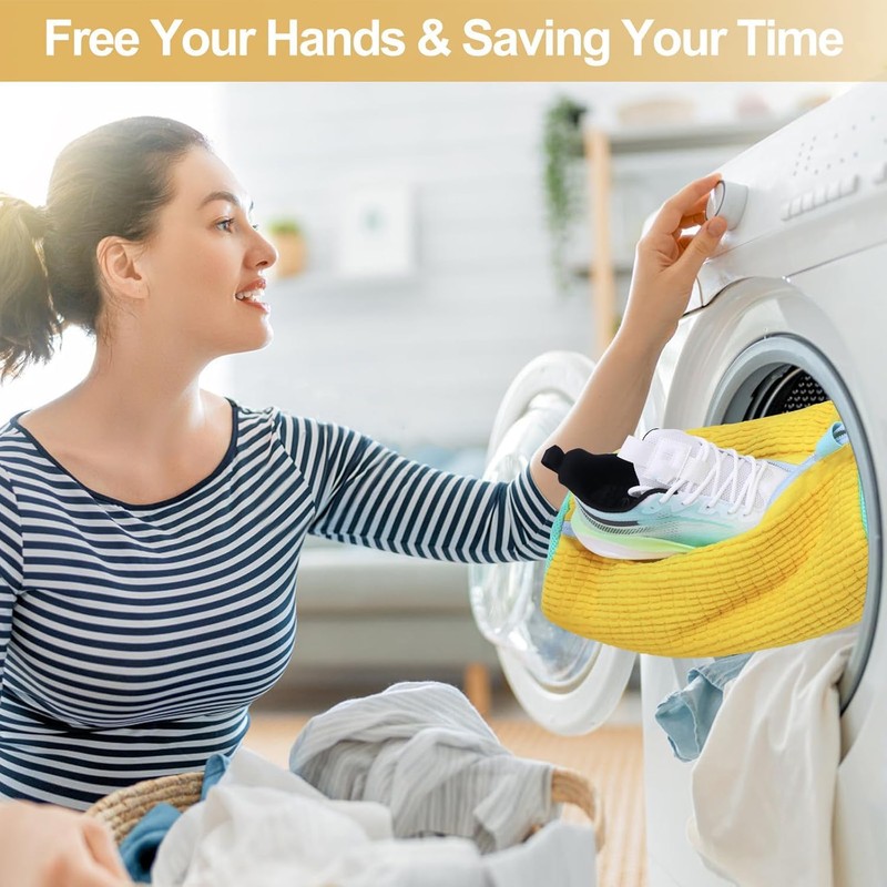 Shoe Washing Machine Bag,Shoe Cleaning Bag for All Shoe Types,Laundry