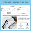 OCCI CHIARI Clear Frame Reading Glasses Men 1.5 Stylish Square