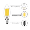 Beonllay E14 LED Bulb Dimmable 60W Equivalent 2700K Warm White,