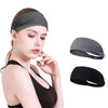 Choo Shin-soo Style Wide Sports Headband for Men Headband 2-Cool Headband-Gray 2ea
