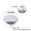 4 Pack Sink Basin Overflow Trim Ring Solid Bathroom Sink