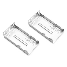 Gobrico Heavy Duty 45mm-Wide Rear/Side Mount Brackets for Drawer Slides-2Pairs(4Pcs)