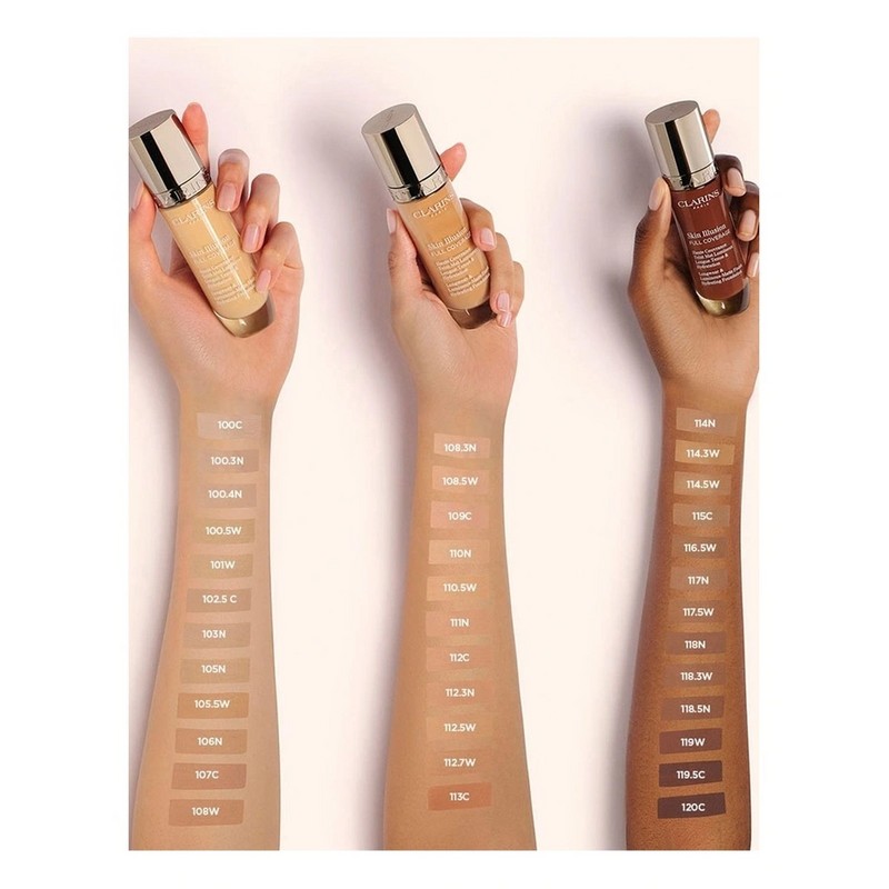 CLARINS Skin Illusion Full Coverage Foundation 30mL, 112C