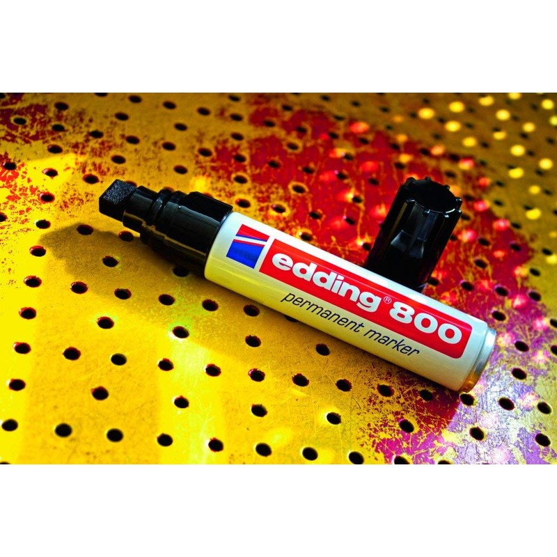 edding 800 Permanent Markers - Multicoloured - 5 Pens -
