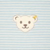 Steiff Unisex Baby Basic Blanket Nicky GOTS, celestial blue