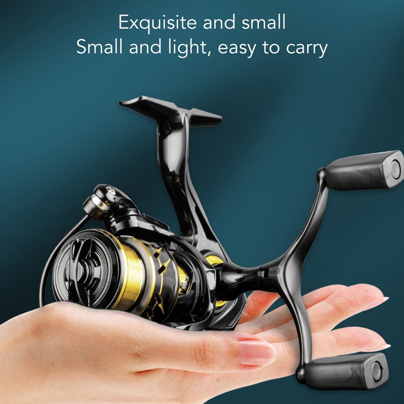 Fishing Reel Powerful Double Rocker Arm Metal Spinning Wheel for