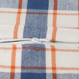 DII Decorative Square Throw Pillow Cushion Cover Set, Hidden Zipper, Cotton & Machine Washable, 18x18, Autumn Print, 4 Piece