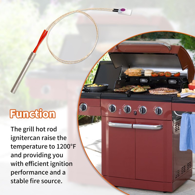 16801-20B Grill Hot Rod Igniters Compatible with Oklahoma Joe's Rider