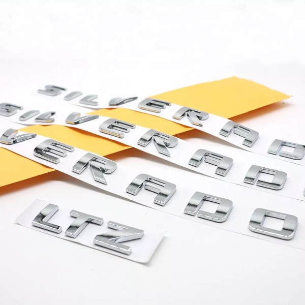 Unbranded For Silverado Door Tailgate Emblem Badge Nameplates Letter Decal