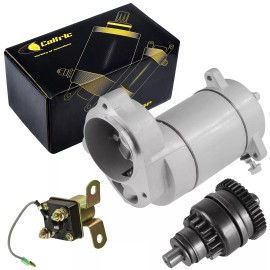 Caltric Starter Drive & Relay Solenoid for Polaris 300 400 2X4 4X4 6X6 1994 1995