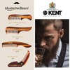 Kent 85T Small Wide Tooth Beard and Mustache Pocket Comb,
