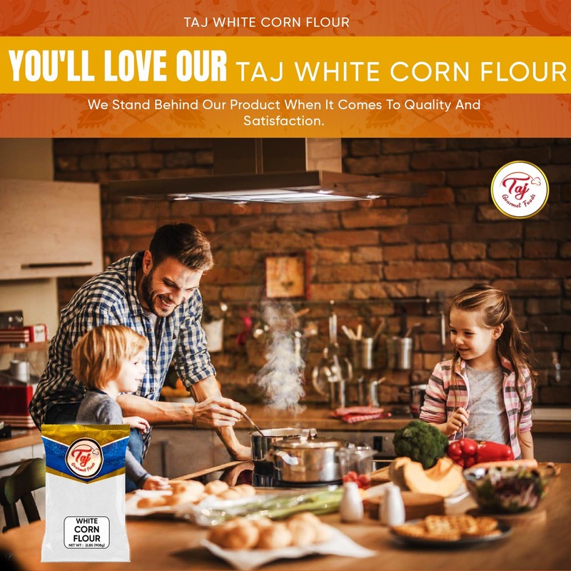 TAJ White Corn Flour, 2-Pounds