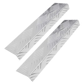 NIDAYE Non Slip Stair and Window Sill Nosing Plate, Staircase Ledge Guard, 2 Pieces Stair Edge Protector for Wood Stairs or Walking Surface, 1"X 3" Aluminum Tread Plate, 36inch Long