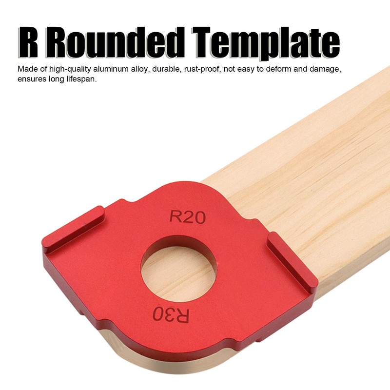 R Rounded Corner Template Router Woodworking Positioning Locator R5-R25 R10-R15