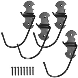 Pack of 4 Bicycle Wall Mounts, Bicycle Wall Mount, Bicycle Mount, Road Bike Wall Mount, Bicycle Stand, Wall Mount, Vertical Foldable, Bicycle Hook, Wall, Garage, Home, with PVC Rubber