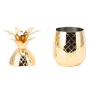 Cocktail Shaker Pineapple Shape Stainless Steel Polished Smooth Surface 500ml