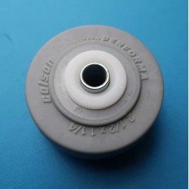 COLSON PERFORMA WHEEL 2-1/2" x 1-1/4", HUB 1-7/16", 3/8" AXLE, SOFT & QUIET, 19E