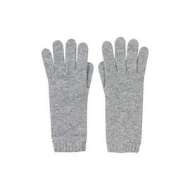 Jasmine Silk Women's 100% Cashmere Gloves Made in Scotland (Light Grey)