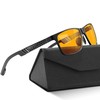 IBOANN Metal & Carbon Eyewear Frame Blue Light Blocking Glasses