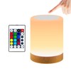 JOPHEK LED Bedside Lamp, Touch-Sensitive Night Light, 13 Colours, 3