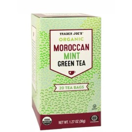 Trader Joe's 4 PACK Trader Joe's Organic Moroccan Mint Green Tea Hot or Cold