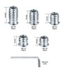 M6 Threaded Inserts for Wood, 100 Pcs Threaded Insert Nuts,