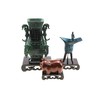 Oriental Furniture Chinese Rosewood Solid Mahagony Wood Display Stand Wooden