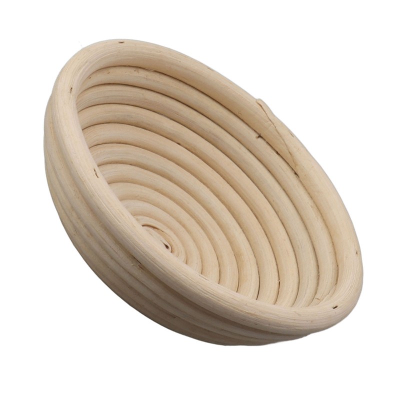 Round Bread Proofing Basket with Liner Cloth Dough Rising Rattan