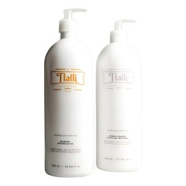 Tlalli Kit Shampoo Y Acondicionador 1l Leche Coco Queratina