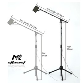 Portable Tripod, Polarized LED Tattoo Work Light Specialized Tripod – Optimal Stability for Professional Artists