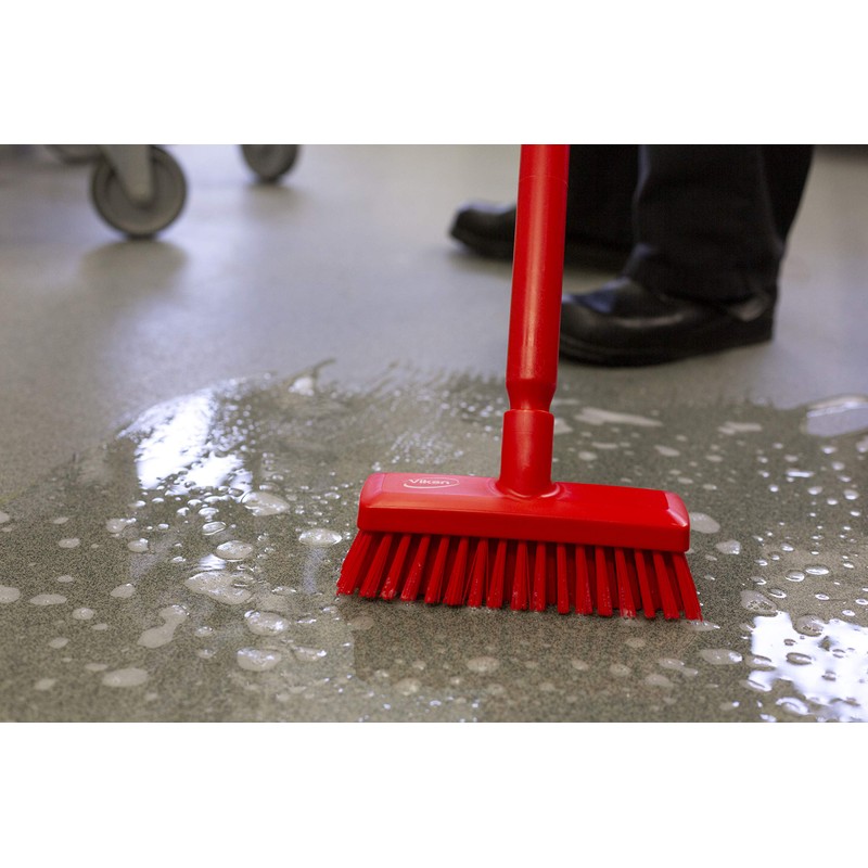 Vikan Compact Wall/Deck Scrub - Hard - Green