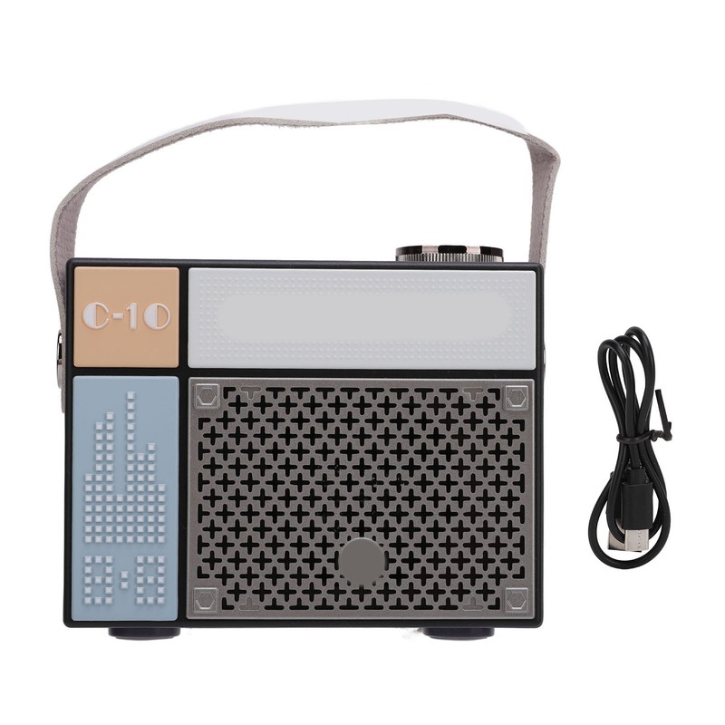Bluetooth Speaker 5W Stereo Sound Modern Cute Pixels Style Portable
