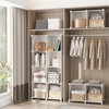 AWTATOS Cube Storage Organizer, 16 Cube Closet Organizer, Stackable Storage