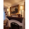 Buffet Table Lamps Set of 2,28" Tall Skinny Black Resin