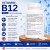 Vitamin B12 Methylcobalamin 1000mcg - 365 Vegan Tablets - SMUG