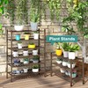 viewcare Shoe Rack for Closet, 3-Tier Bamboo Wood Shoe Racks,